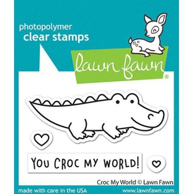 Lawn Fawn Clear Stamps - Croc My World